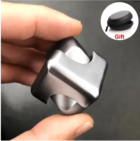 Legering Kubus Spinner Vingertop Gyroscoop – Draagbaar Fidget Anti Stress Speelgoed