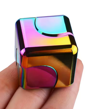 Legering Kubus Spinner Vingertop Gyroscoop – Draagbaar Fidget Anti Stress Speelgoed
