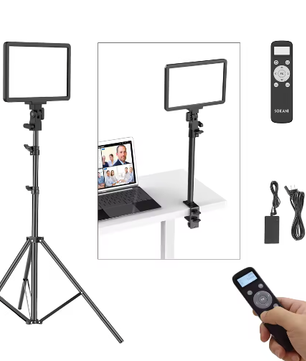 P25 Dimbaar LED Videolamp Paneel 25W – 2800K-8000K met Afstandsbediening