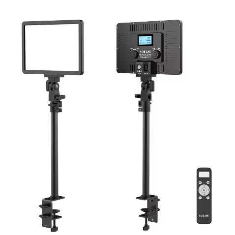 P25 Dimbaar LED Videolamp Paneel 25W – 2800K-8000K met Afstandsbediening