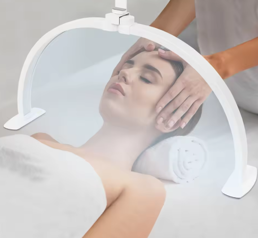 38W Halvemaan LED Lamp – Dimbare Studioverlichting 3000-6000K voor Nagelsalon en Make-up 73,8 x 38 cm