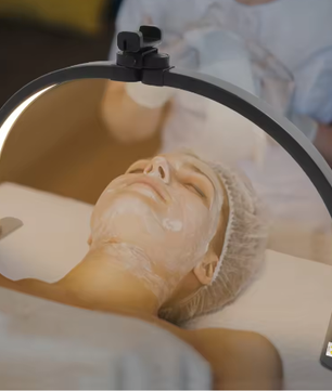 38W Halvemaan LED Lamp – Dimbare Studioverlichting 3000-6000K voor Nagelsalon en Make-up 73,8 x 38 cm