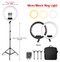 45 cm Ringlicht met Statief – USB Dimbare LED Selfie Lamp voor Fotografie Studio