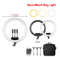 45 cm Ringlicht met Statief – USB Dimbare LED Selfie Lamp voor Fotografie Studio