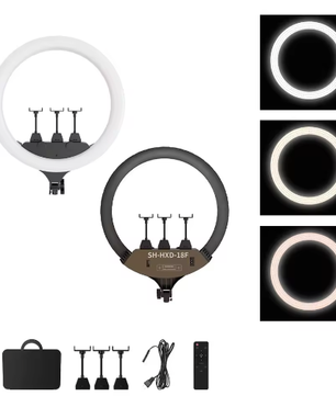 45 cm Ringlicht met Statief – USB Dimbare LED Selfie Lamp voor Fotografie Studio