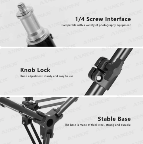 26 cm LED Ringlicht met Statief – Dimbare Selfie Lamp met Telefoonhouder