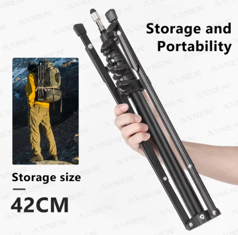 26 cm LED Ringlicht met Statief – Dimbare Selfie Lamp met Telefoonhouder