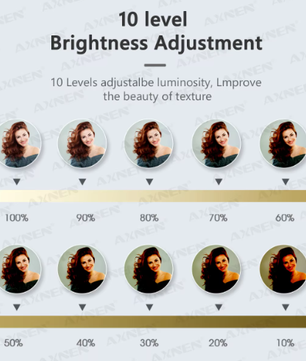 26 cm LED Ringlicht met Statief – Dimbare Selfie Lamp met Telefoonhouder