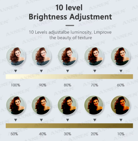 26 cm LED Ringlicht met Statief – Dimbare Selfie Lamp met Telefoonhouder