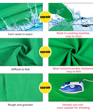 Groen Scherm Achtergrond Doek – Chroma Key Studio Achtergrond voor Fotografie en Video