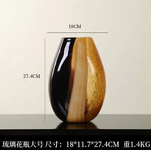 Moderne Glazen Design Vaas – Luxe Decoratieve Bloemenvaas voor Woonkamer en Hydrocultuur Planten