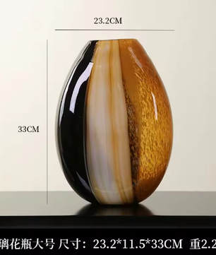 Moderne Glazen Design Vaas – Luxe Decoratieve Bloemenvaas voor Woonkamer en Hydrocultuur Planten