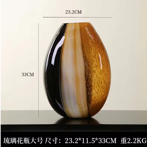 Moderne Glazen Design Vaas – Luxe Decoratieve Bloemenvaas voor Woonkamer en Hydrocultuur Planten