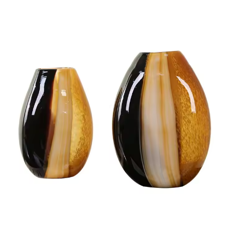 Moderne Glazen Design Vaas – Luxe Decoratieve Bloemenvaas voor Woonkamer en Hydrocultuur Planten