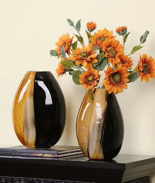 Moderne Glazen Design Vaas – Luxe Decoratieve Bloemenvaas voor Woonkamer en Hydrocultuur Planten