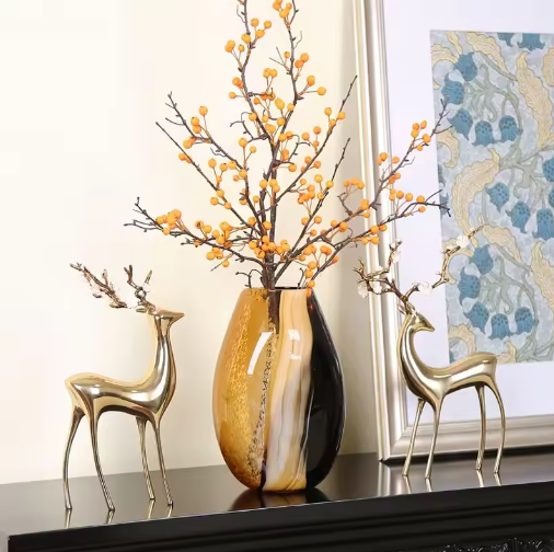 Moderne Glazen Design Vaas – Luxe Decoratieve Bloemenvaas voor Woonkamer en Hydrocultuur Planten