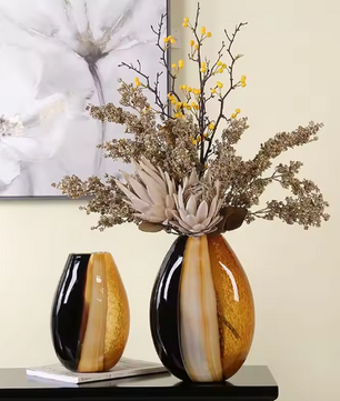 Moderne Glazen Design Vaas – Luxe Decoratieve Bloemenvaas voor Woonkamer en Hydrocultuur Planten