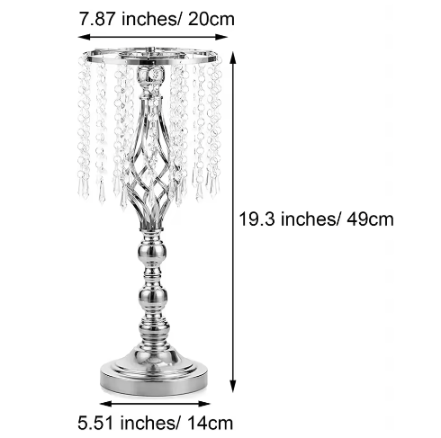 Set van 10 Gouden Kristallen Bloemenvazen – Elegante Metalen Centerpieces voor Bruiloft en Tafeldecoratie