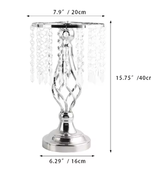 Set van 10 Gouden Kristallen Bloemenvazen – Elegante Metalen Centerpieces voor Bruiloft en Tafeldecoratie