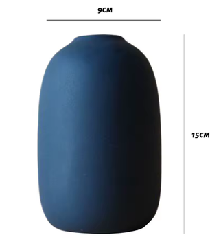 Scandinavische Keramische Vaas – Minimalistische Bloemenvaas met Knelpunt Design voor Tafel en Plank