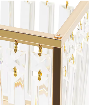 Gouden Kristallen Bloemenstandaard 90 cm – Luxe IJzeren Centerpiece voor Bruiloft en Feestdecoratie