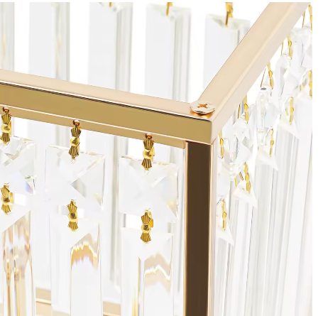 Gouden Kristallen Bloemenstandaard 90 cm – Luxe IJzeren Centerpiece voor Bruiloft en Feestdecoratie