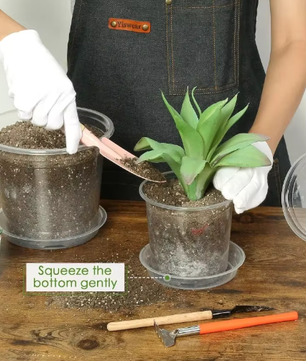 72-Delige Set Transparante Kweekpotten met Dienbladen en Plantenlabels – Plastic Zaai- en Kweekpotten met Drainage