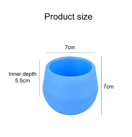 Set van 6 Decoratieve Bloempotten voor Binnen – Kunststof Mini Plantenpotten voor Bureau, Balkon en Kamerplanten