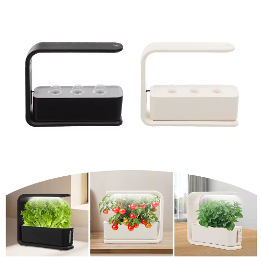 Hydrocultuur Planter met LED Grow Light – Indoor Kruiden Kweekset voor Keuken en Vensterbank