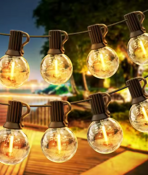 G40 LED Globe Lichtslinger voor Buiten – Waterdichte Tuinverlichting met EU Stekker