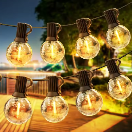 G40 LED Globe Lichtslinger voor Buiten – Waterdichte Tuinverlichting met EU Stekker