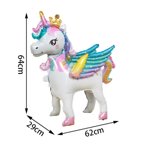 Eenhoorn Party Banner met Ballon – Verjaardag Decoratie voor Kinderfeest