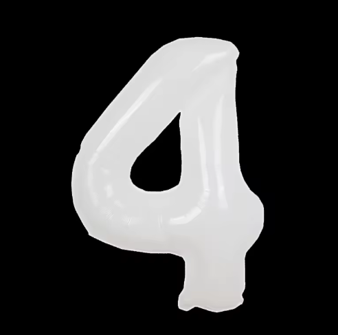 Grote Cijfer Folieballon – Crème Karamel Nummer Ballon voor Feestdecoratie