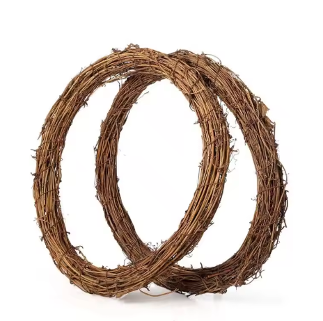 Natuurlijke Rotan Krans – Handgeweven DIY Decoratie voor Deur en Muur