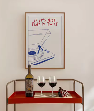 Retro Groovy Muziek Poster – Moderne Canvas Wanddecoratie