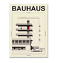 Bauhaus Minimalistische Zwart-Wit Canvas Poster Wanddecoratie