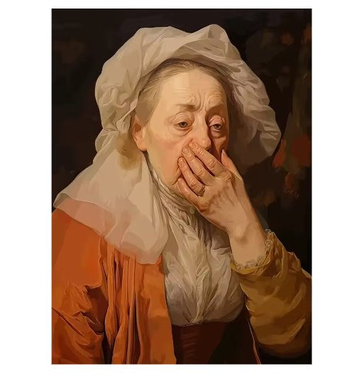 Grappige Mona Lisa Toiletrol Canvas Poster Badkamer Wanddecoratie