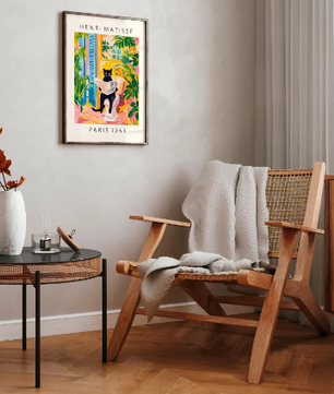 Grappige Zwarte Kat op Toilet Canvas Poster – Badkamer Wanddecoratie