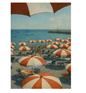 Mediterrane Strand Poster – Italiaanse Kust Canvas Wanddecoratie