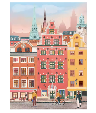 Wereld Steden Canvas Poster – Reis Stadslandschap Muurkunst voor Woonkamer en Interieurdecoratie