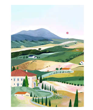 Wereld Steden Canvas Poster – Reis Stadslandschap Muurkunst voor Woonkamer en Interieurdecoratie