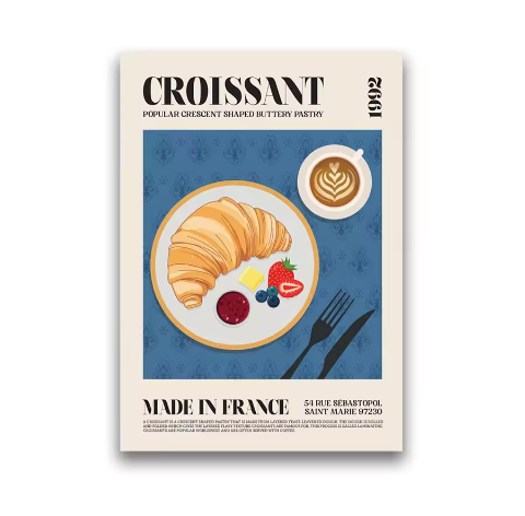 Wereldkeuken Canvas Poster – Heerlijk Eten Muurdecoratie