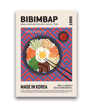 Wereldkeuken Canvas Poster – Heerlijk Eten Muurdecoratie