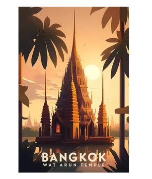 Wereld Steden Canvas Poster – Reis Landmark Muurdecoratie