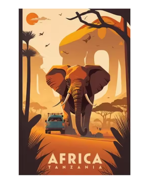 Wereld Steden Canvas Poster – Reis Landmark Muurdecoratie