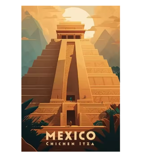 Wereld Steden Canvas Poster – Reis Landmark Muurdecoratie