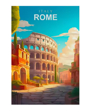 Wereld Steden Canvas Poster – Reis Landmark Muurdecoratie