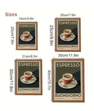 Set van 2 Houten Fotolijsten – Vintage Wandmontage Frames