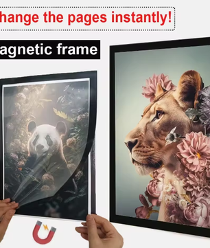 A4 Magnetisch Poster Frame – Zelfklevend Display Frame