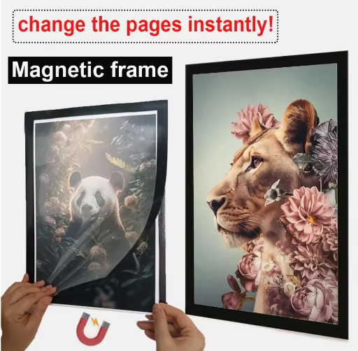 A4 Magnetisch Poster Frame – Zelfklevend Display Frame